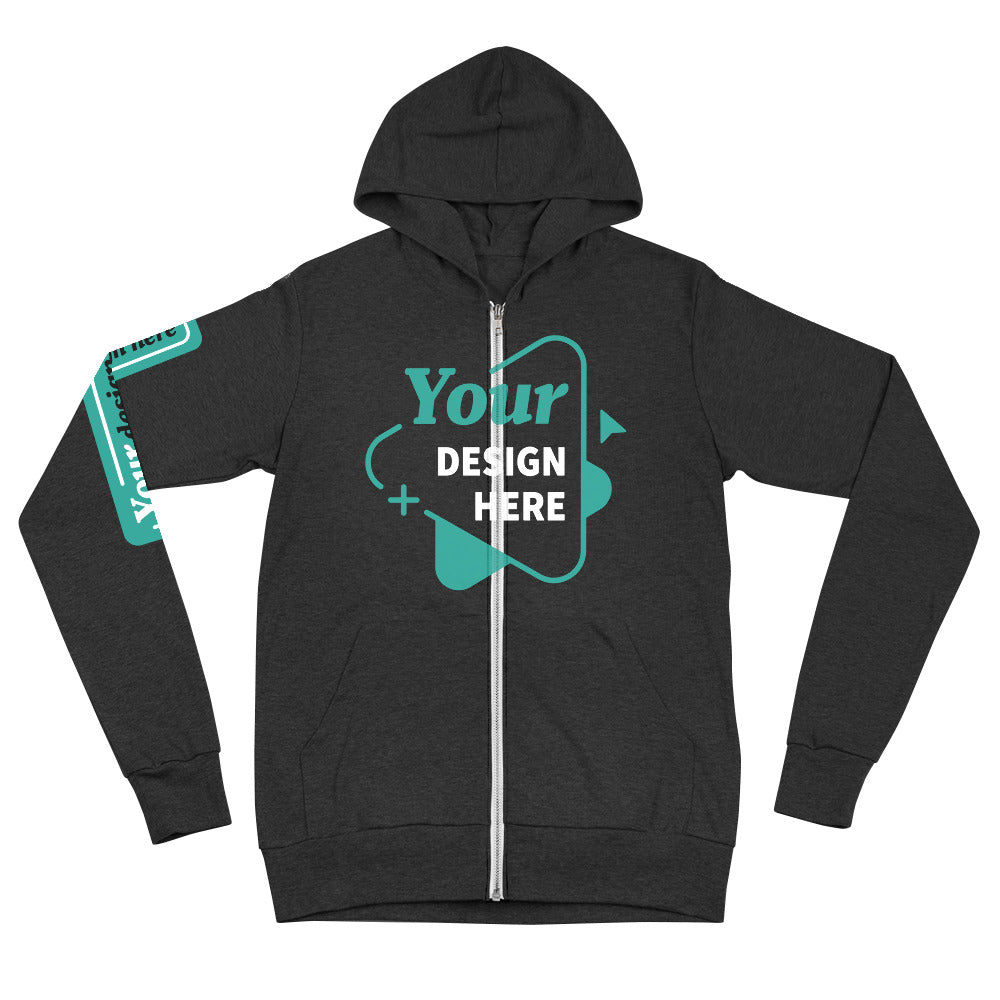 Unisex Lightweight Zip Hoodie | Bella + Canvas 3939
