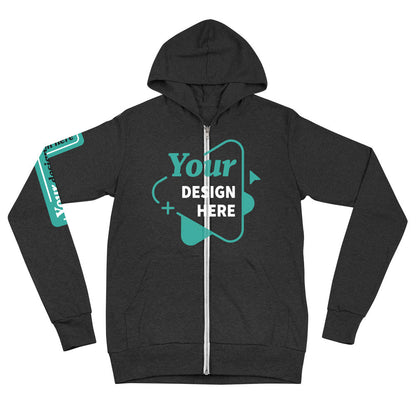 Sweat à Capuche Unisexe Zippé Léger | Bella + Canvas 3939