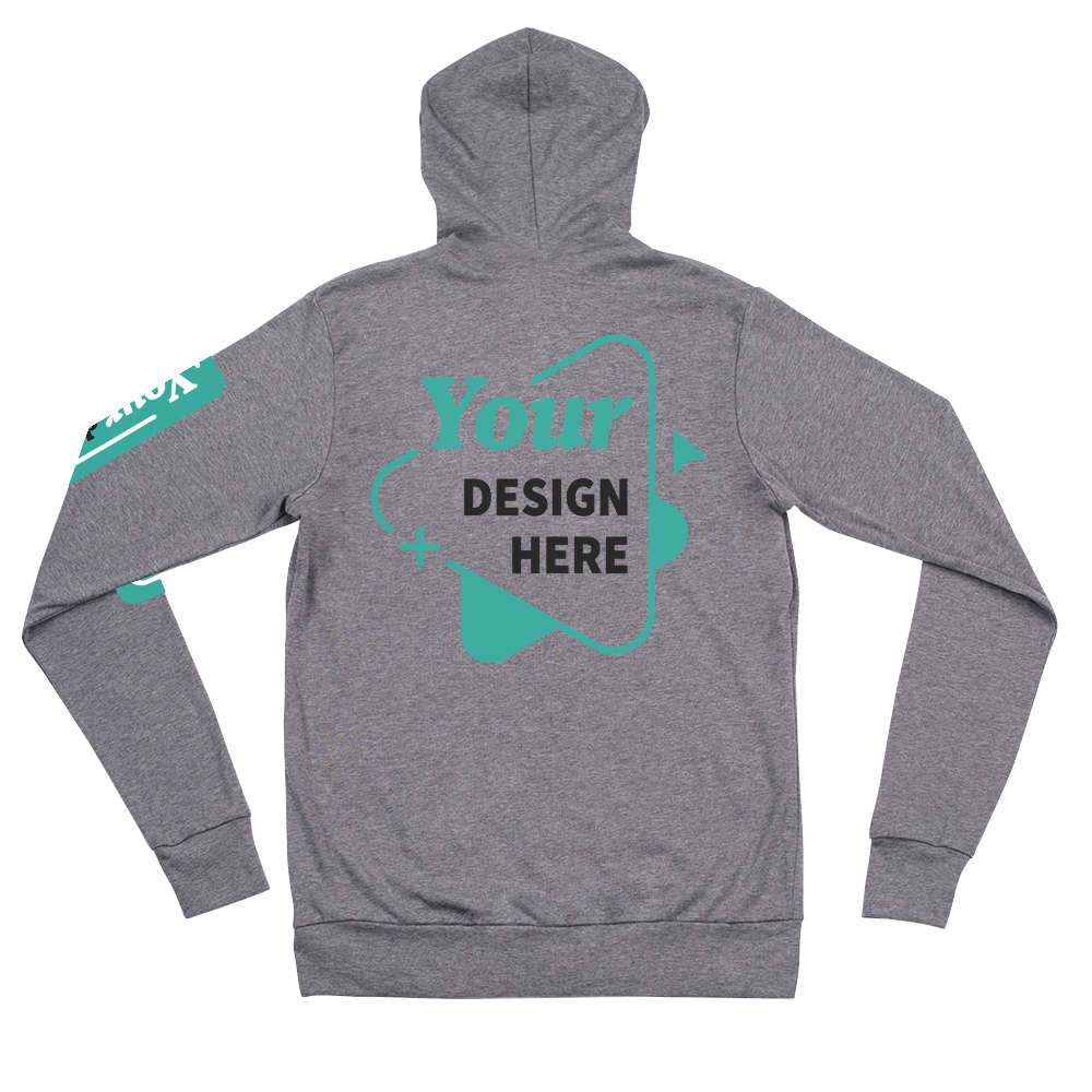 Unisex Lightweight Zip Hoodie | Bella + Canvas 3939