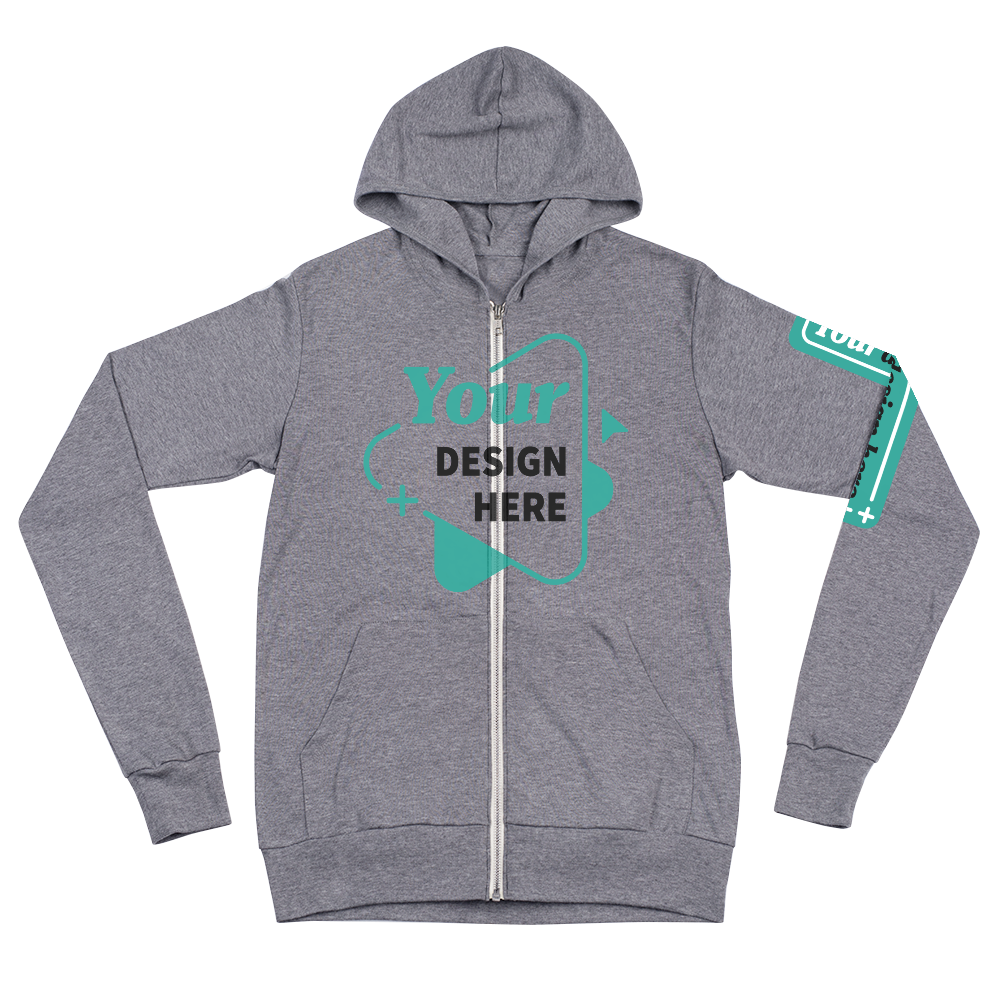 Unisex Lightweight Zip Hoodie | Bella + Canvas 3939