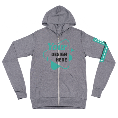 Sweat à Capuche Unisexe Zippé Léger | Bella + Canvas 3939