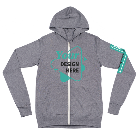 Unisex Lightweight Zip Hoodie | Bella + Canvas 3939