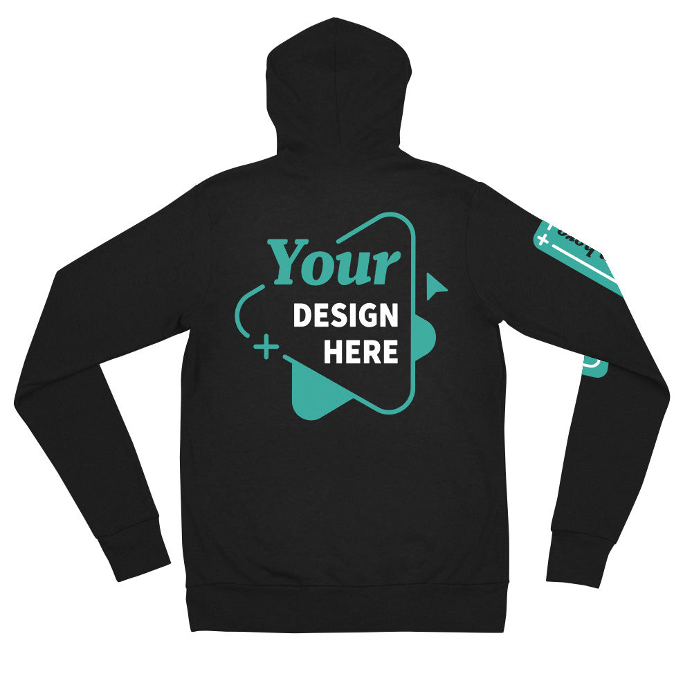 Unisex Lightweight Zip Hoodie | Bella + Canvas 3939